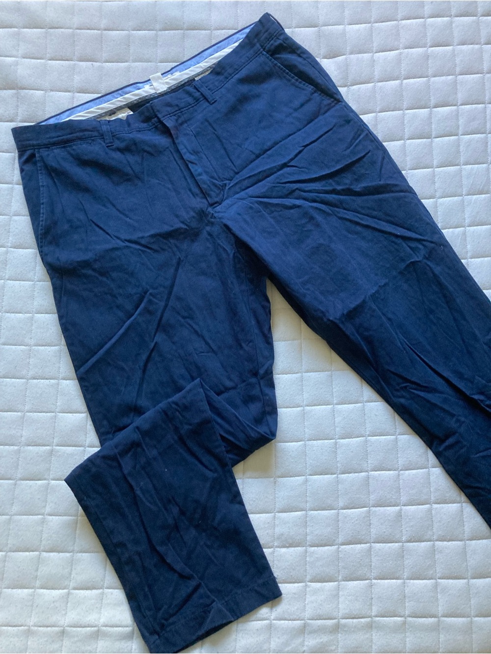 J. Crew Men’s Slim Navy Chino Pants